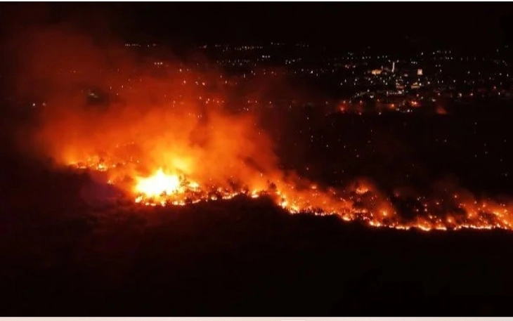 Snimak iz zraka pokazao razmjere požara u Ljubuškom